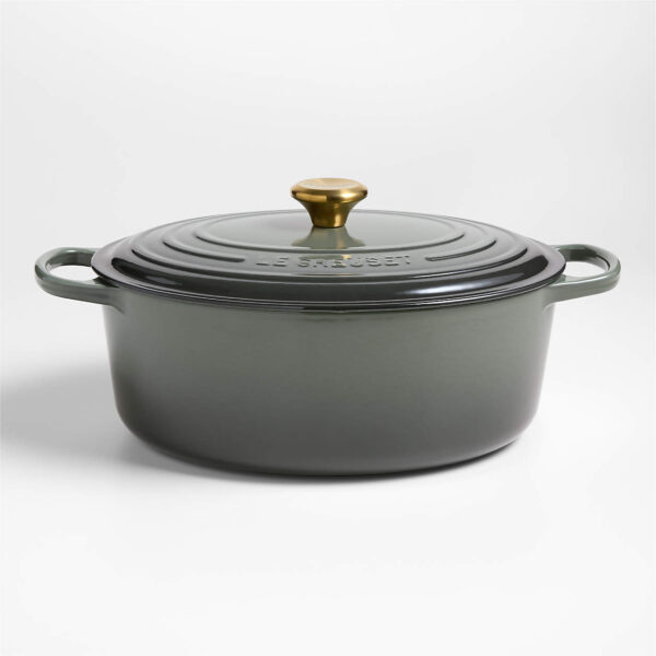 Le Creuset ® Signature 8-Qt. Thyme Enameled Cast Iron Oval Dutch Oven