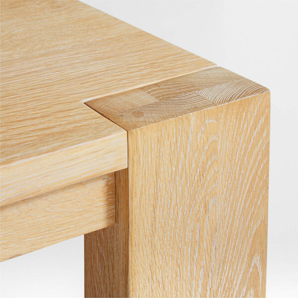Terra Natural White Oak Wood 54" Rectangular Coffee Table - Image 4
