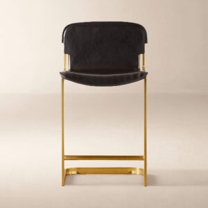 Rake Black Counter Stool by Kravitz Design