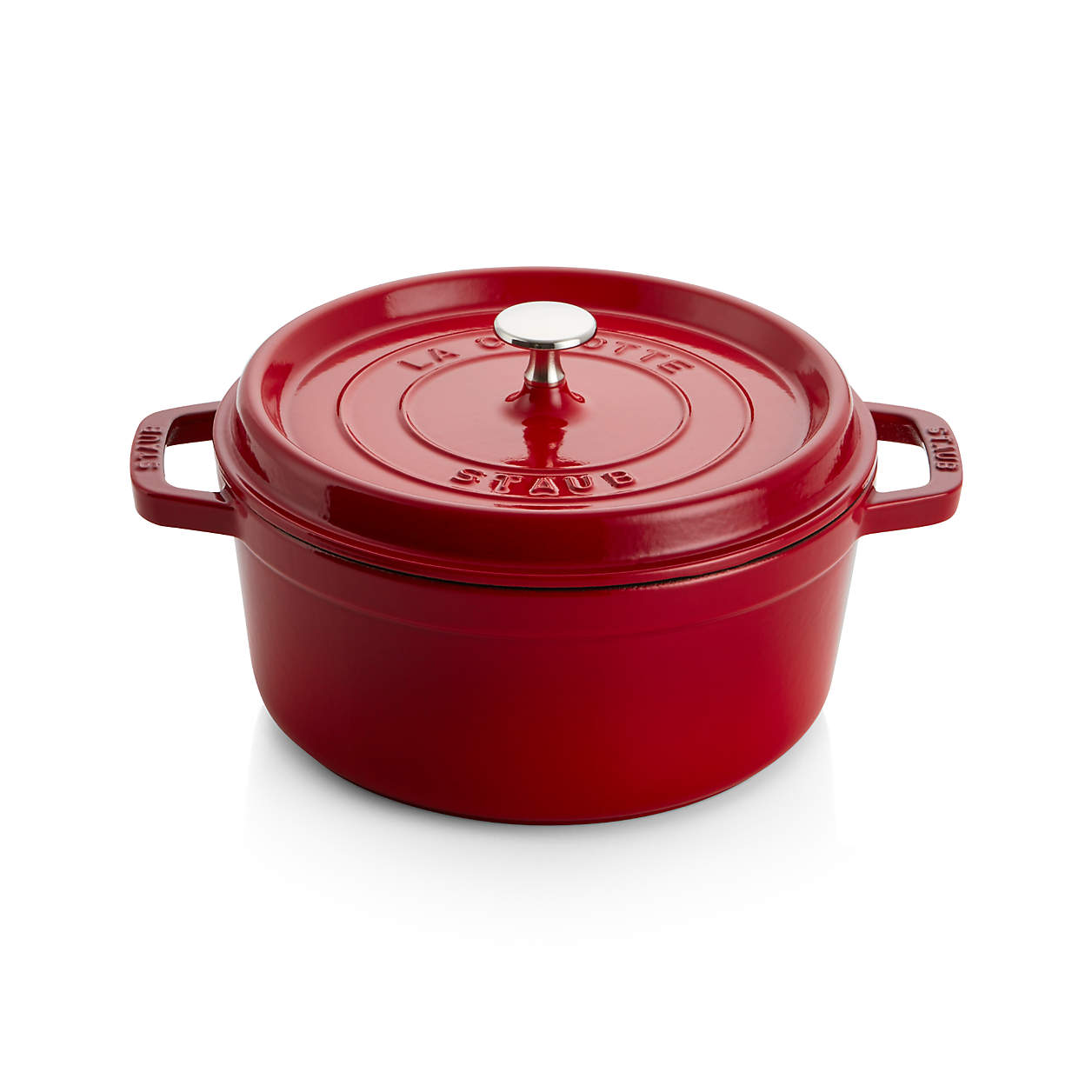 Staub ® 4-Qt Cherry Red Round Cocotte - Image 6
