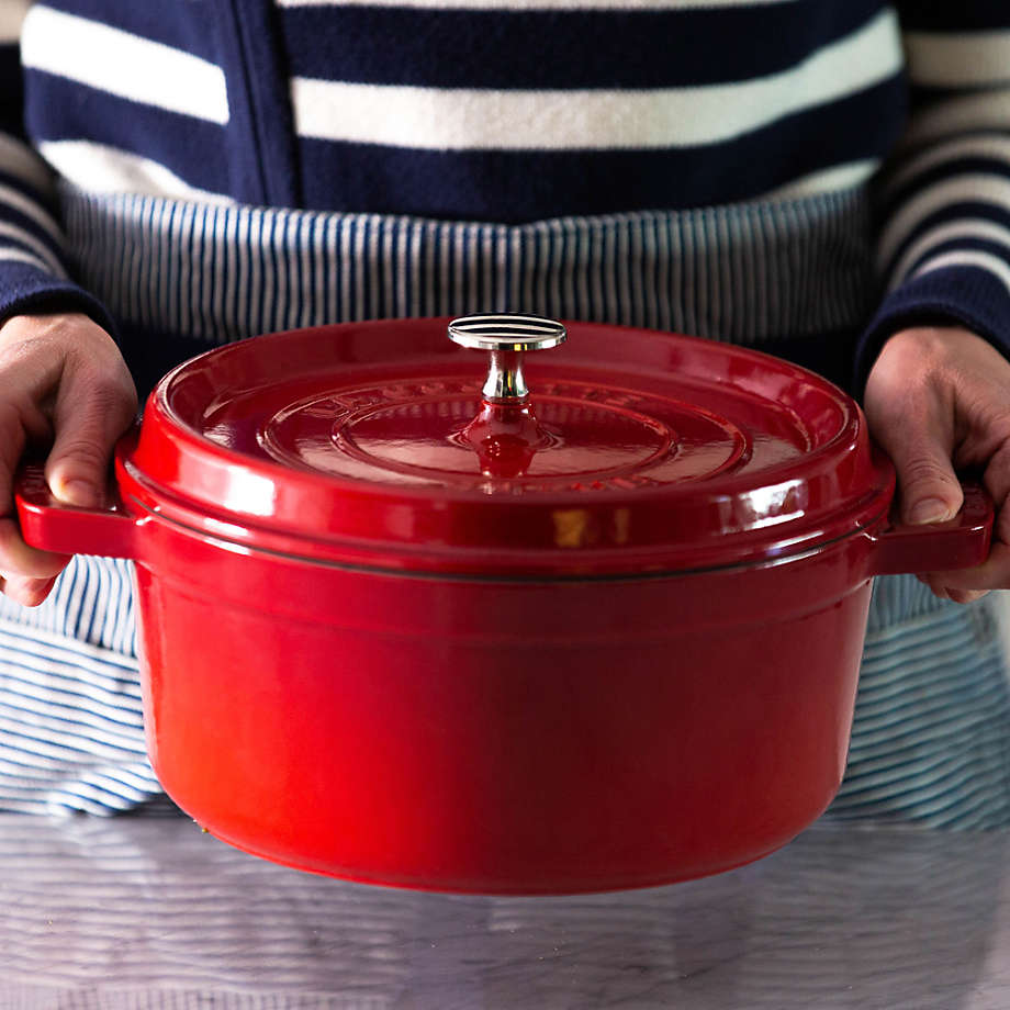 Staub ® 4-Qt Cherry Red Round Cocotte - Image 3