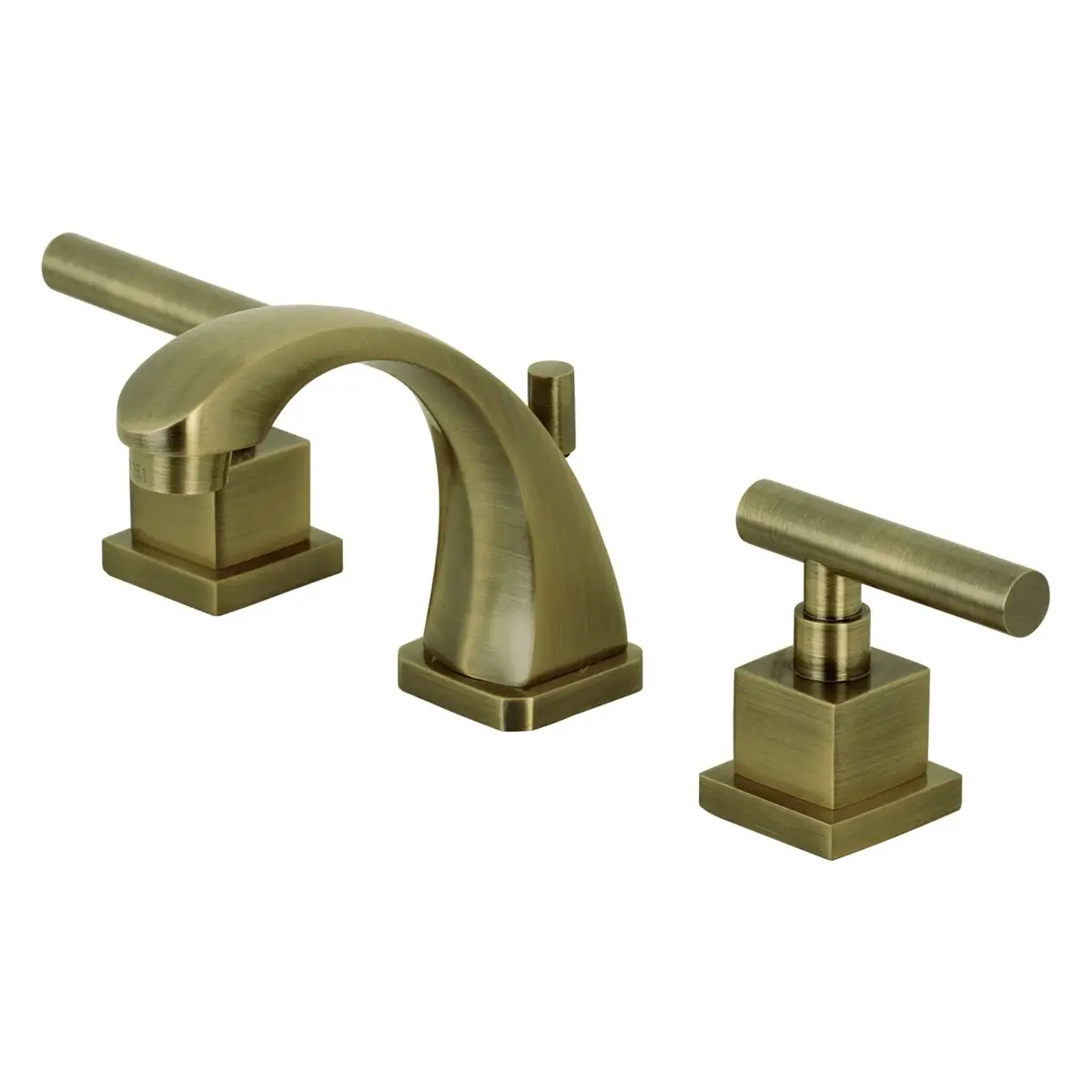 Kingston Sona KS4941CQL - Claremont Two-Handle 3-Hole Deck Mount Widespread Bathroom Faucet with Brass Pop-Up - Image 5