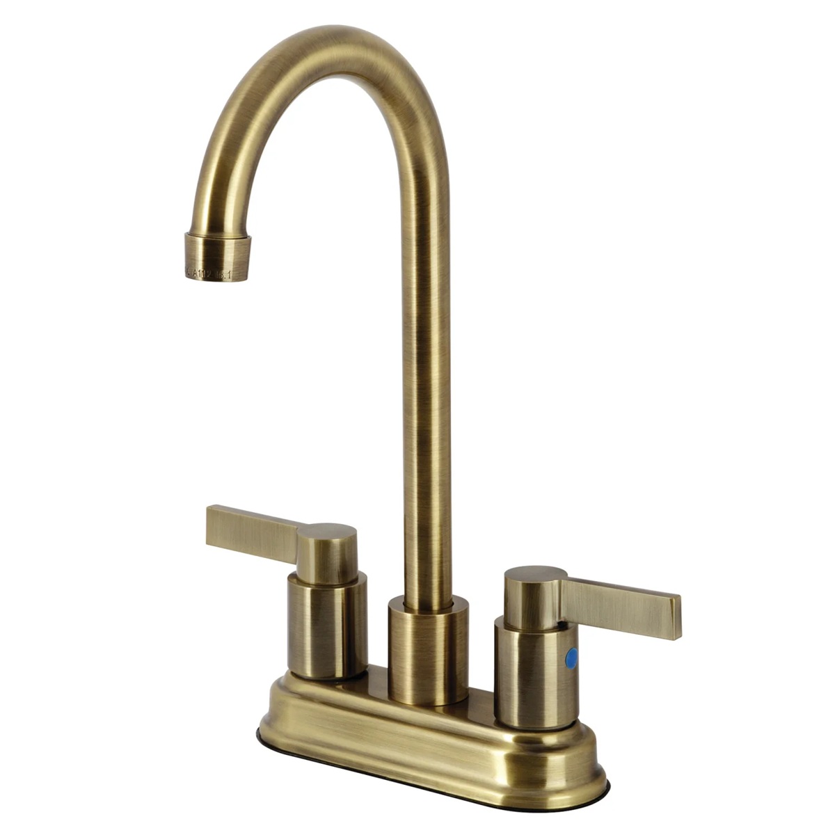 Kingston Tulare KB8497NDL - NuvoFusion Two-Handle 2-Hole Deck Mount Bar Faucet - Image 4