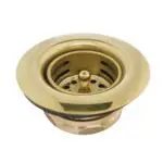 Kingston Tacoma K461BMB Stainless Steel Bar Sink Basket Strainer with Brass Nut