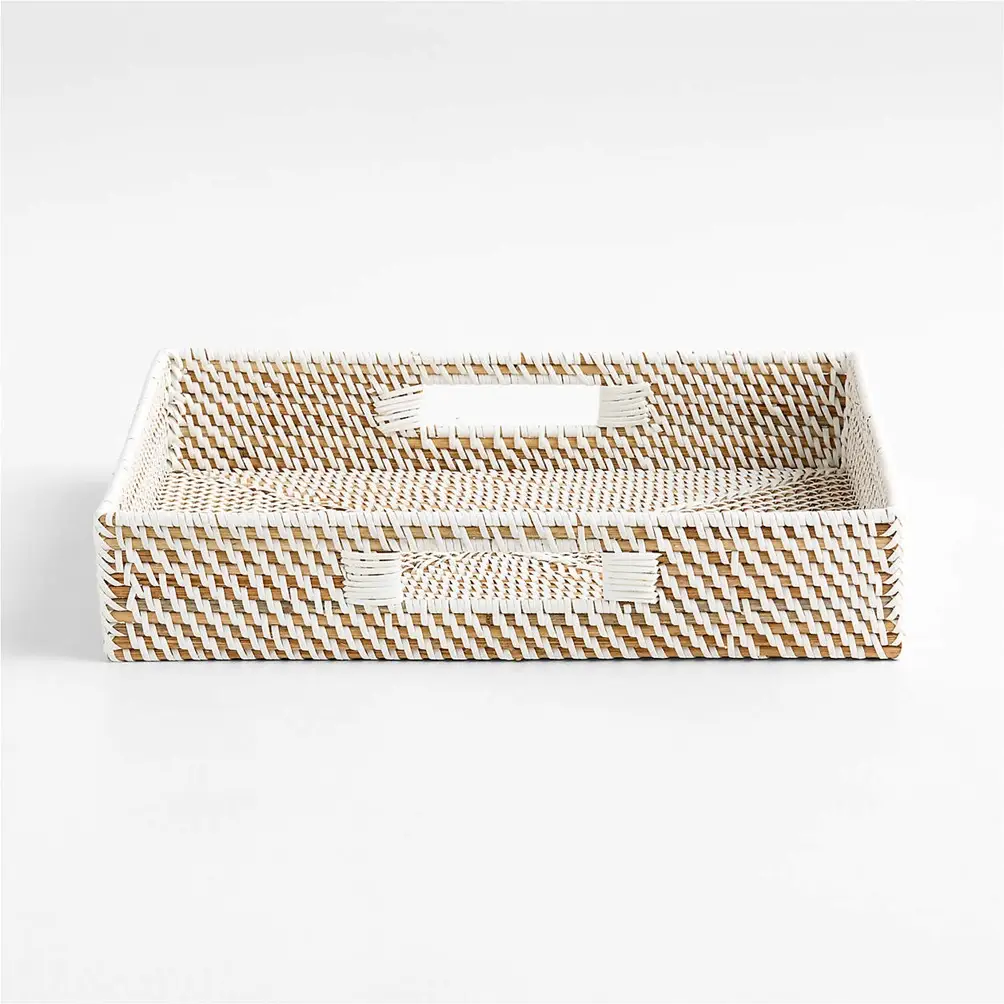 Sedona - Honey, Grey, and White Bath Storage Set - Image 12