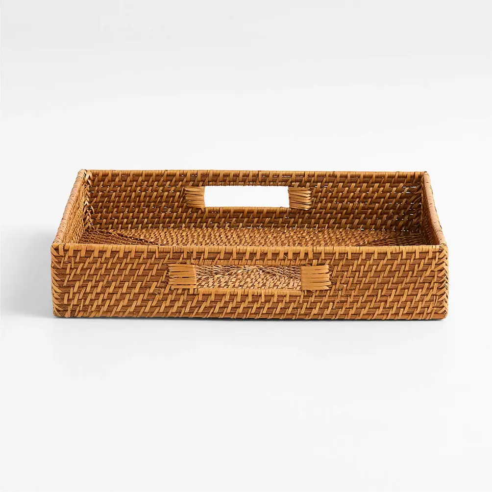 Sedona - Honey, Grey, and White Bath Storage Set - Image 9