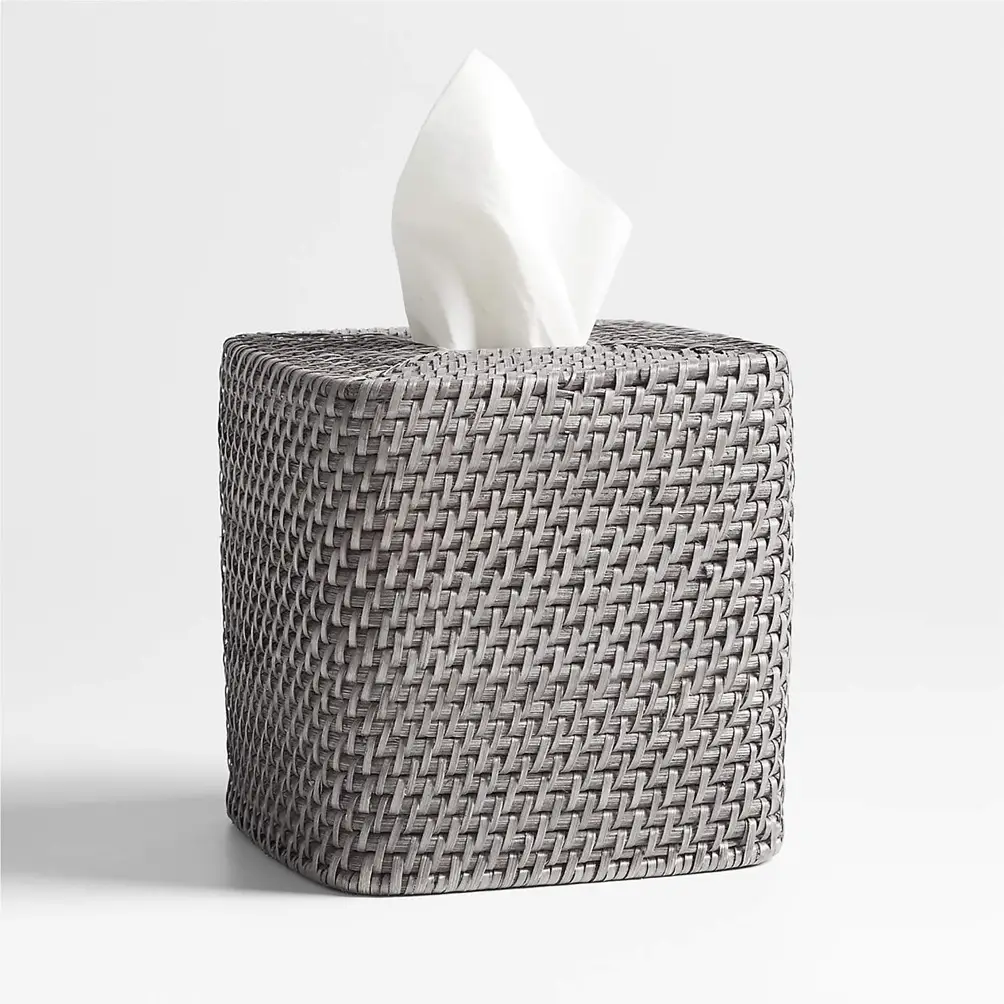 Sedona - Honey, Grey, and White Bath Storage Set - Image 3