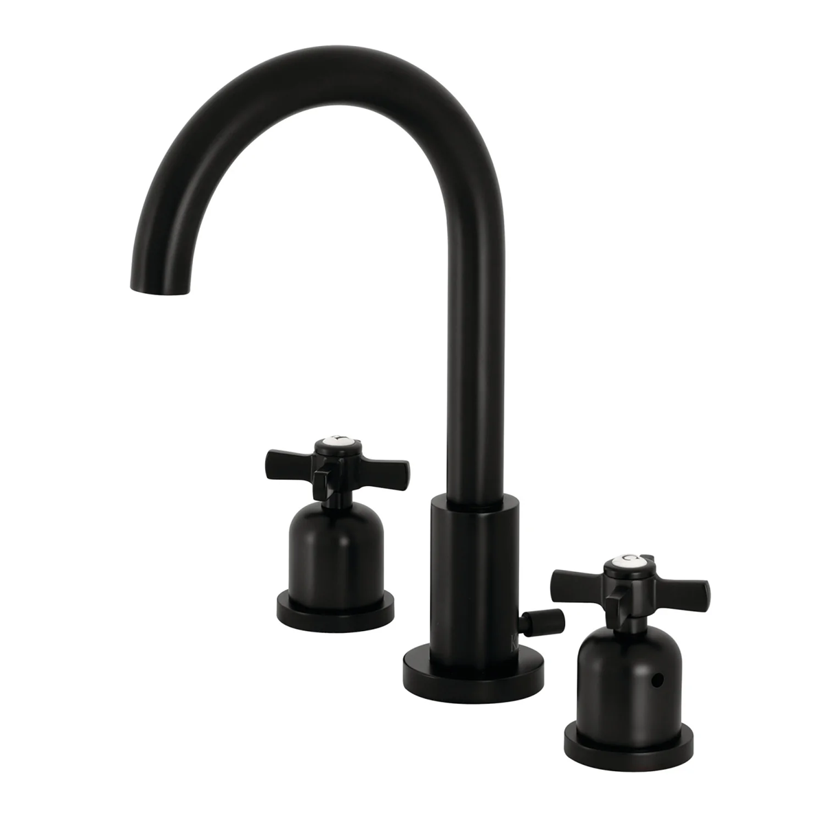 Kingston Sona - Millennium Two-Handle 3-Hole Deck Mount Widespread Bathroom Faucet with Brass Pop-Up - Image 2