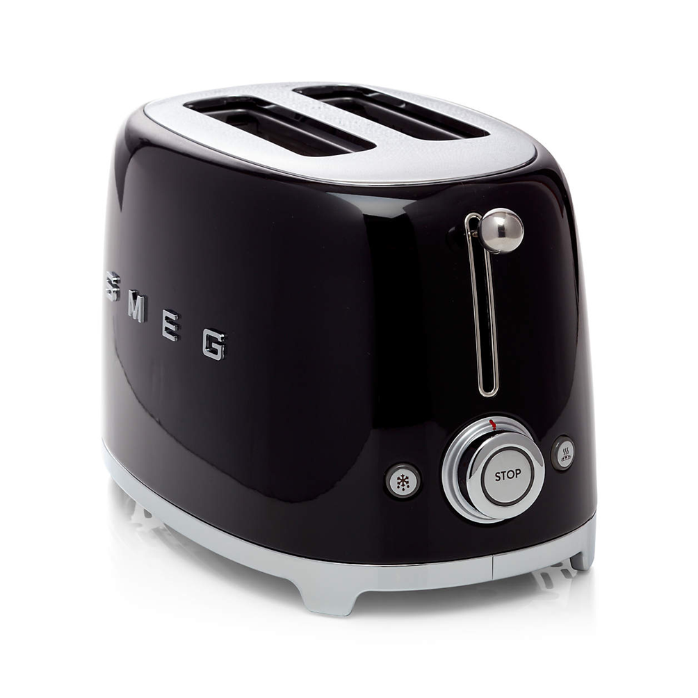 SMEG Black 2-Slice Retro Toaster - Image 3