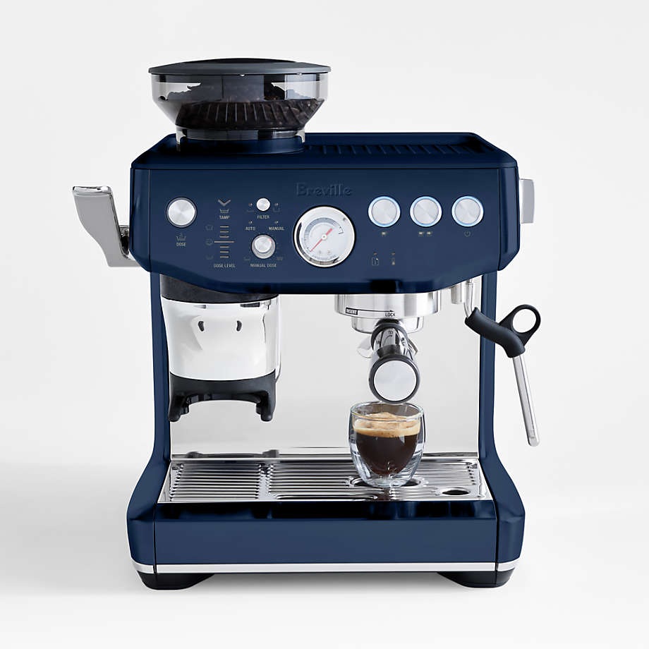Breville ®Damson Blue Barista Express ® Impress Espresso Machine Breville ®Damson Blue Barista Express ® Impress Espresso Machine