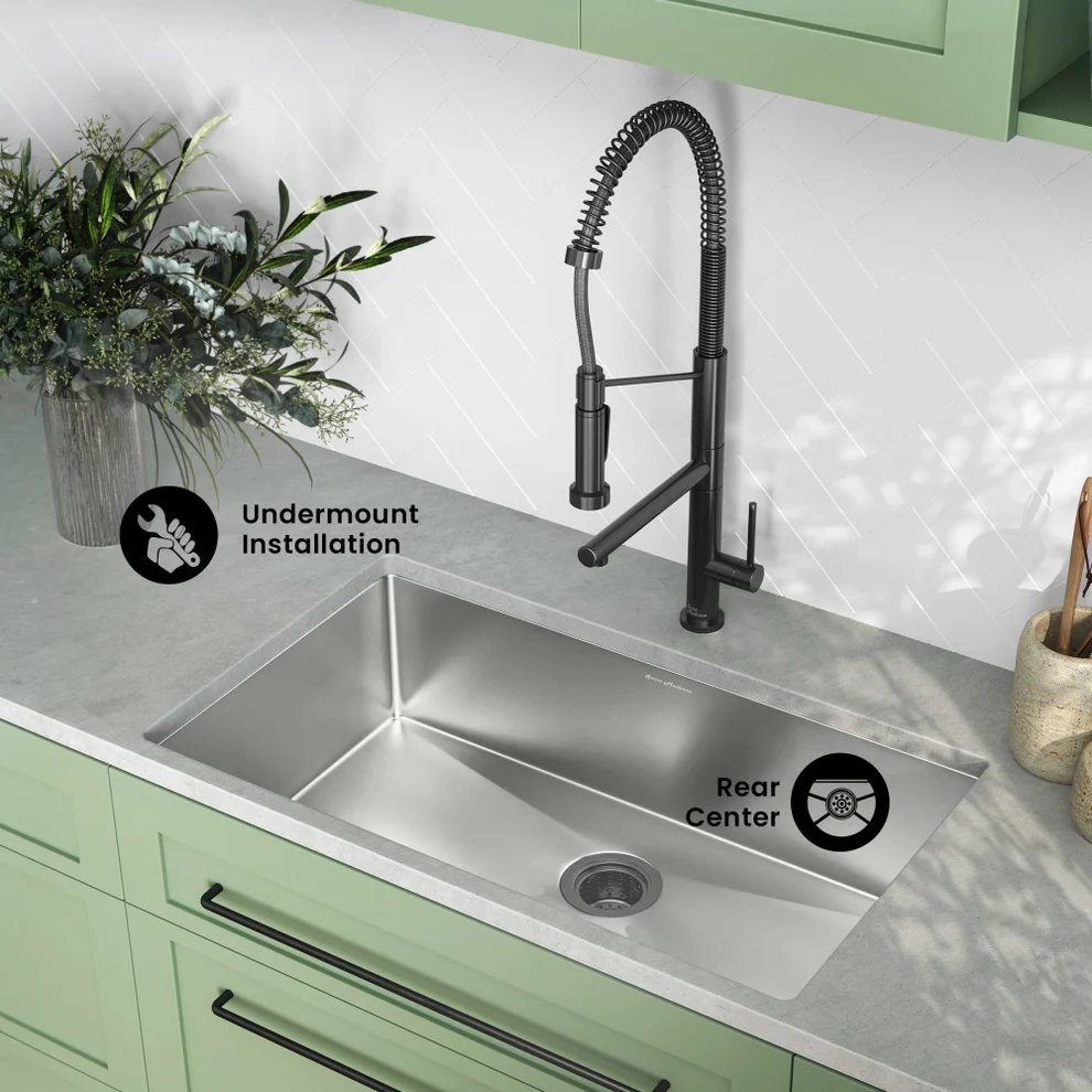 Rivage Undermount Kitchen Sink (30x18, 32x19) Rivage Undermount Kitchen Sink (30x18, 32x19) - Image 4
