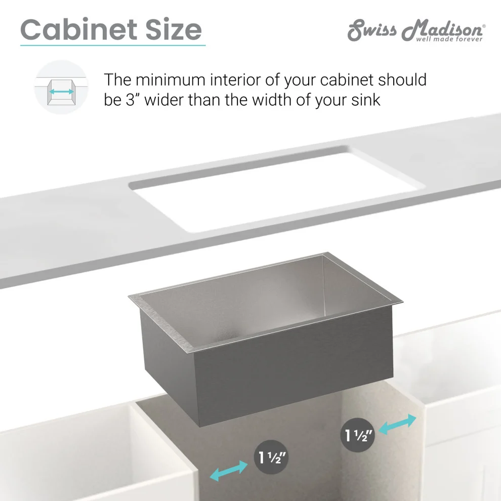 Rivage Undermount Kitchen Sink (30x18, 32x19) Rivage Undermount Kitchen Sink (30x18, 32x19) - Image 6