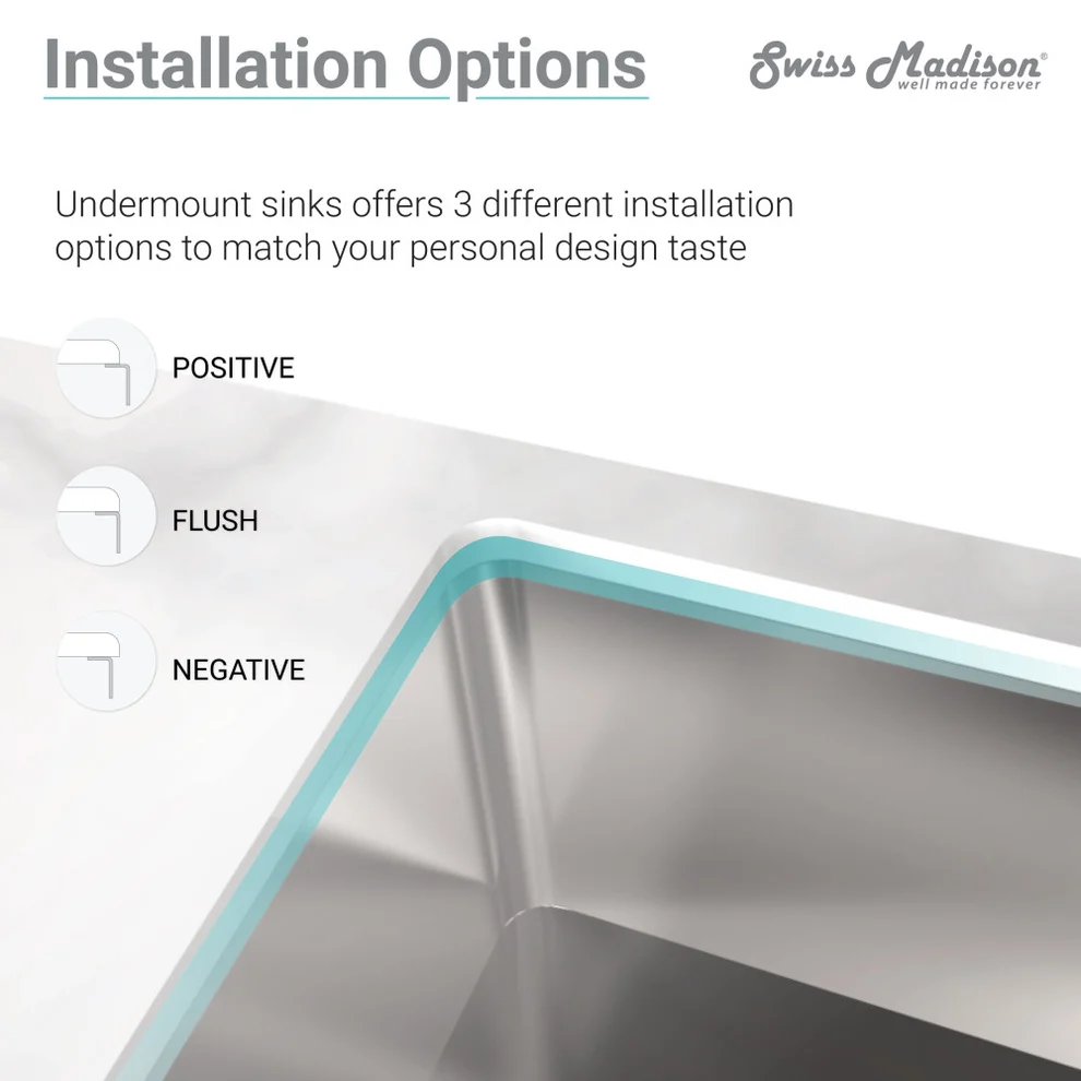 Rivage Undermount Kitchen Sink (30x18, 32x19) Rivage Undermount Kitchen Sink (30x18, 32x19) - Image 8