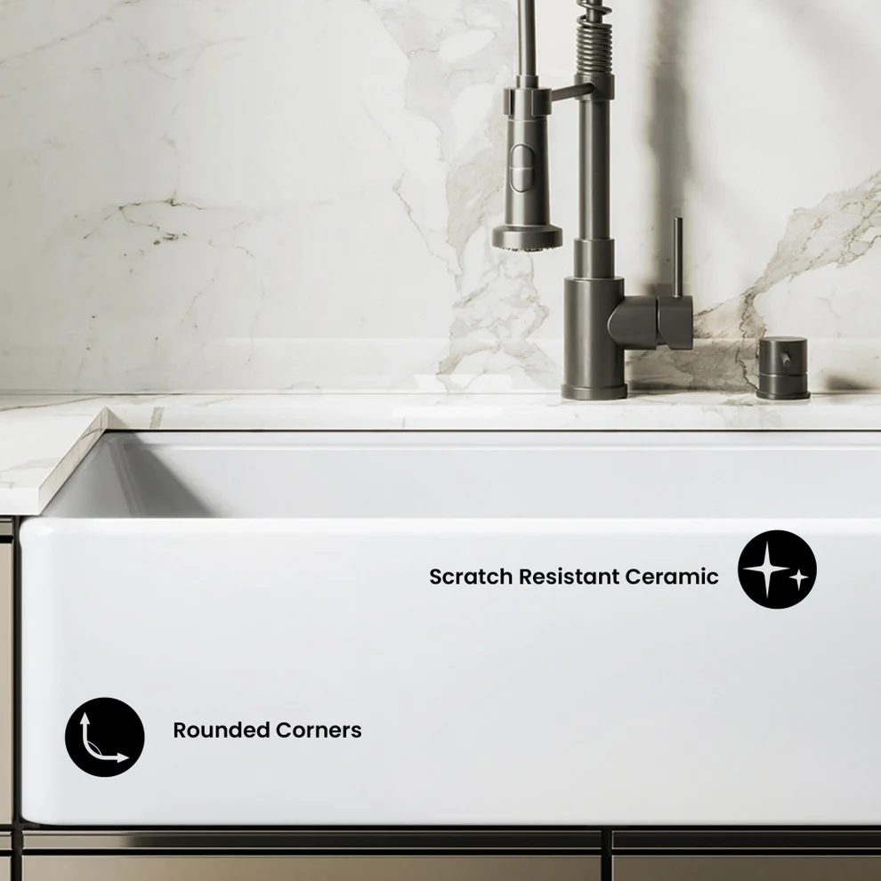 Elegance Farmhouse Workstation Sink 33X20 Elegance Farmhouse Workstation Sink 33X20 - Image 2