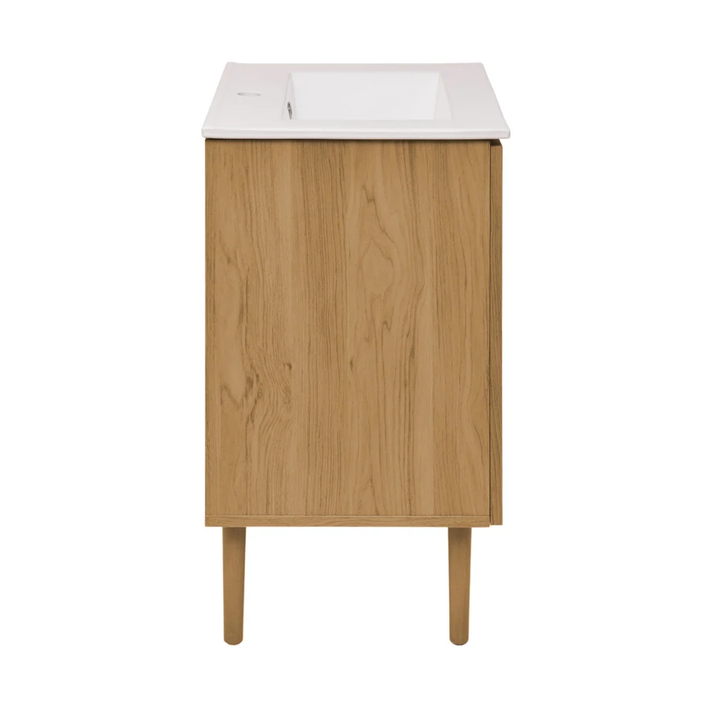 24" Bron Freestanding Bathroom Vanity - Golden Oak 24" Bron Freestanding Bathroom Vanity - Golden Oak - Image 7