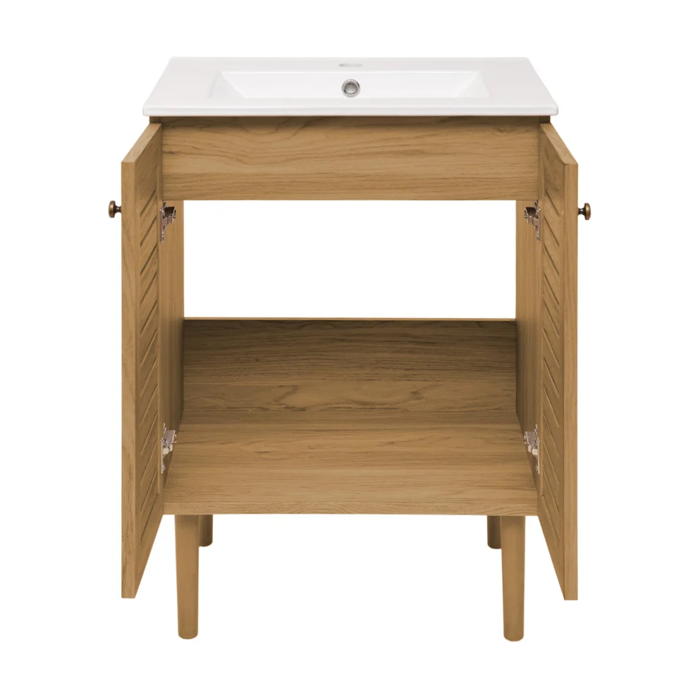 36" Bron Freestanding Bathroom Vanity - Golden Oak 36" Bron Freestanding Bathroom Vanity - Golden Oak - Image 3